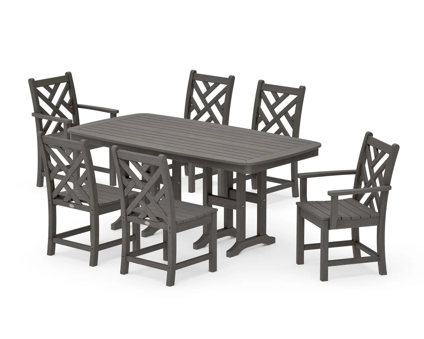 Polywood - Chippendale 7-Piece Dining Set - FREE SHIPPING