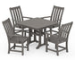Polywood - Vineyard 5-Piece Farmhouse Trestle Arm Chair Dining Set - FREE SHIPPING