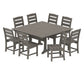 Polywood - Lakeside 9-Piece Farmhouse Trestle Dining Set - FREE SHIPPING