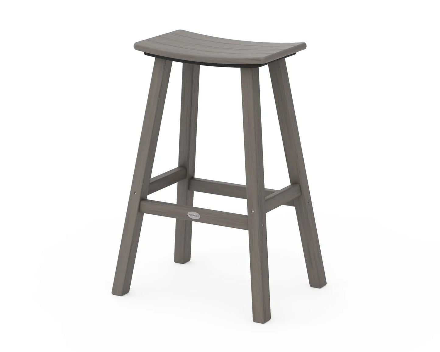 Polywood - Bar Stool Traditional 30" Saddle Bar Stool - FREE SHIPPING