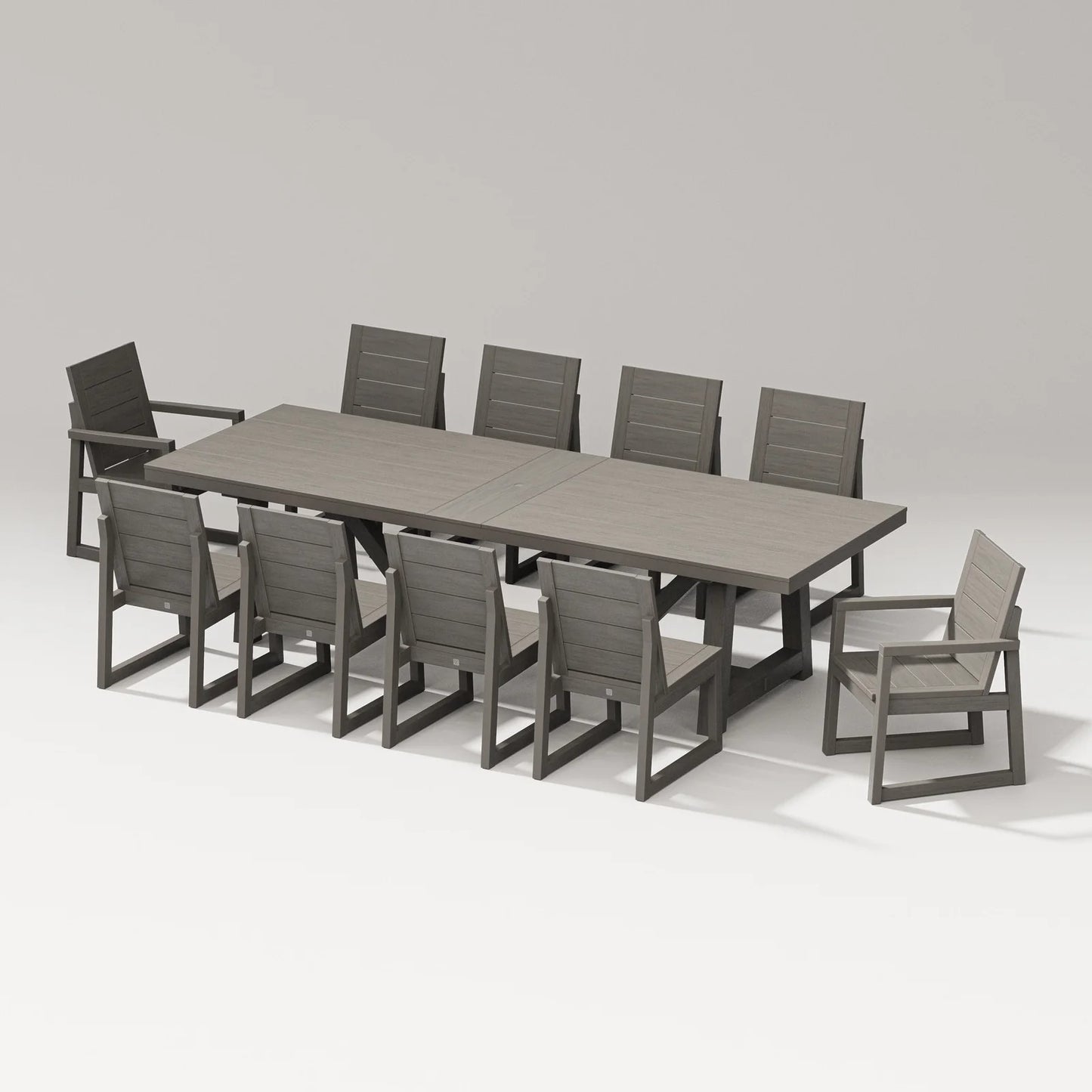 Polywood - Elevate 11-Piece A-Frame Table Dining Set - FREE SHIPPING