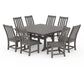 Polywood - Vineyard 9-Piece Farmhouse Trestle Dining Set - FREE SHIPPING