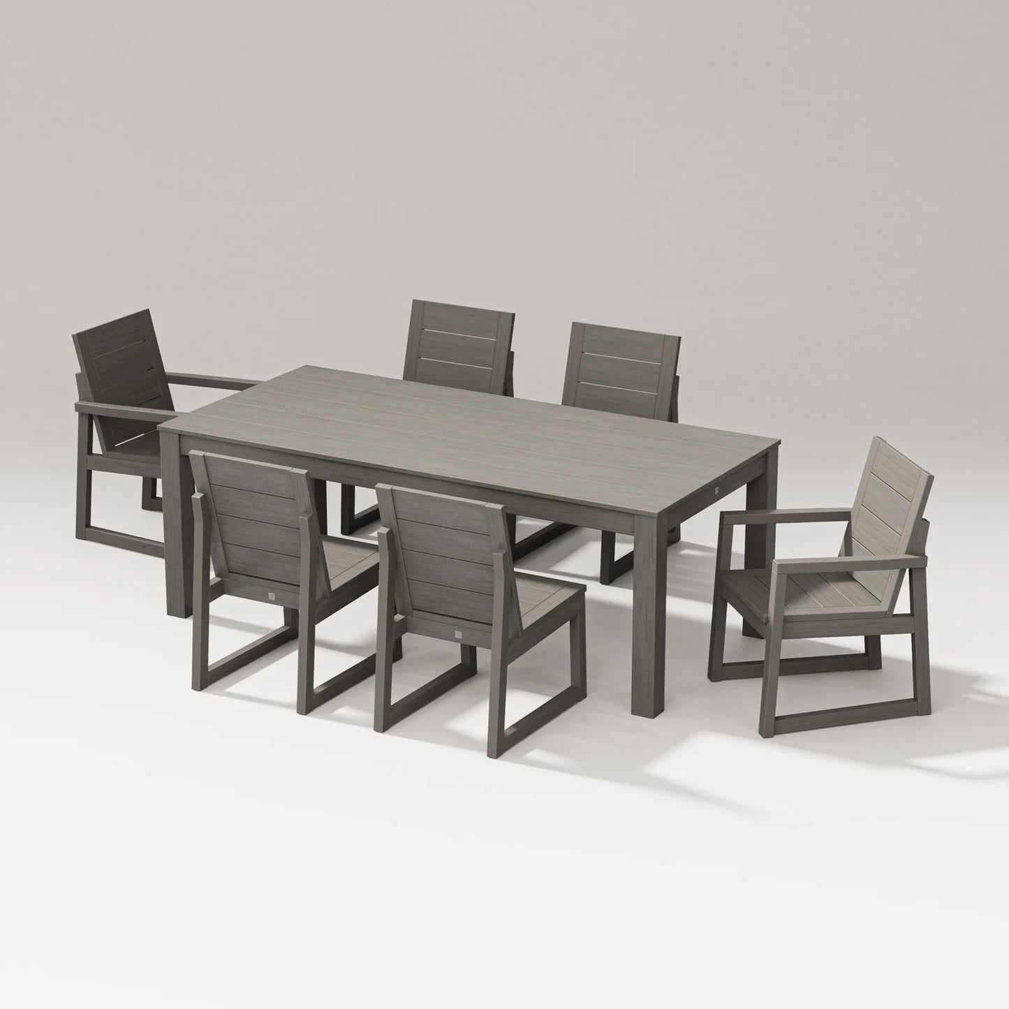 Polywood - Elevate 7-Piece Parsons Table Dining Set - FREE SHIPPING