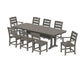 Polywood - Lakeside 9-Piece Dining Set with Trestle Legs - FREE SHIPPING