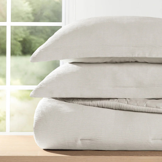 Cloud Weave Textured Down-Alternative Comforter Set