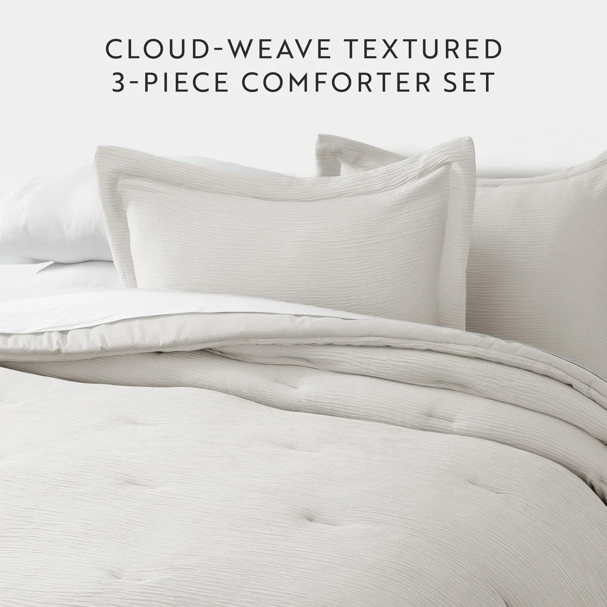 Cloud Weave Textured Down-Alternative Comforter Set