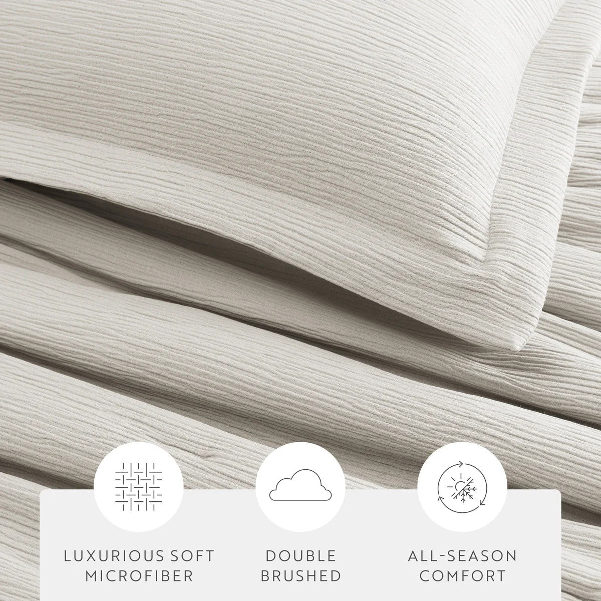 Cloud Weave Textured Down-Alternative Comforter Set