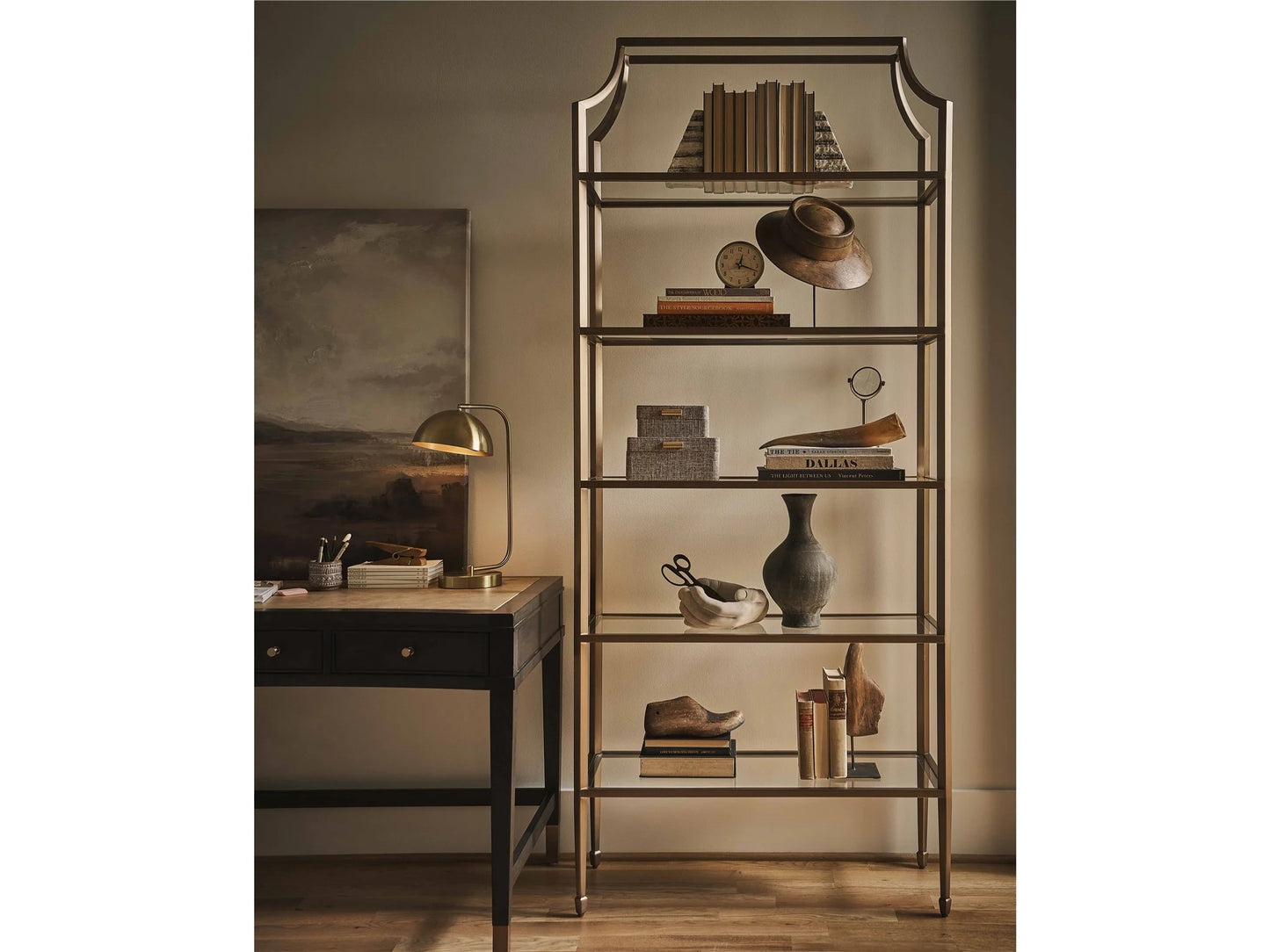 Universal - Fenwick Dusty Bronze Etagere