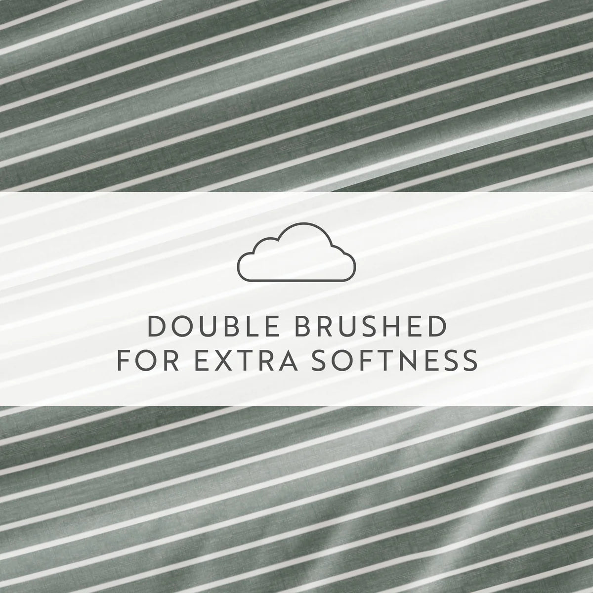 Distressed Awning Stripe 4-Piece Patterned Sheet Set