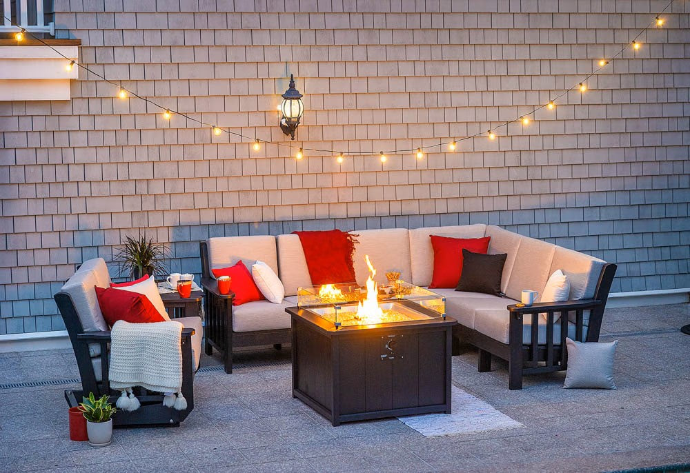 Finch - SeaAira 35" Square Fire Pit