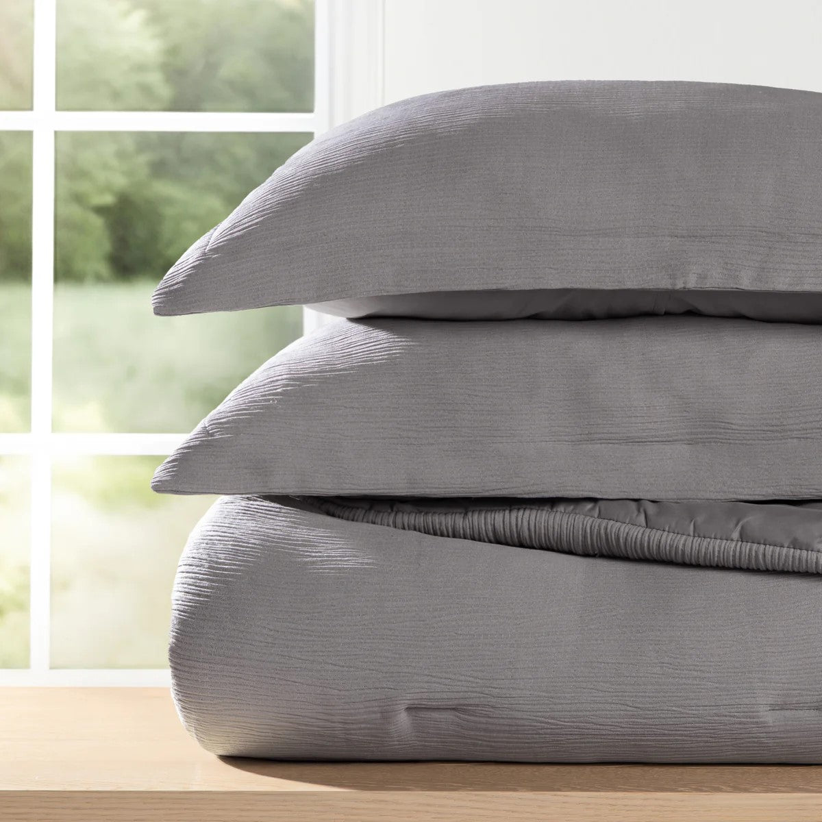 Cloud Weave Textured Down-Alternative Comforter Set