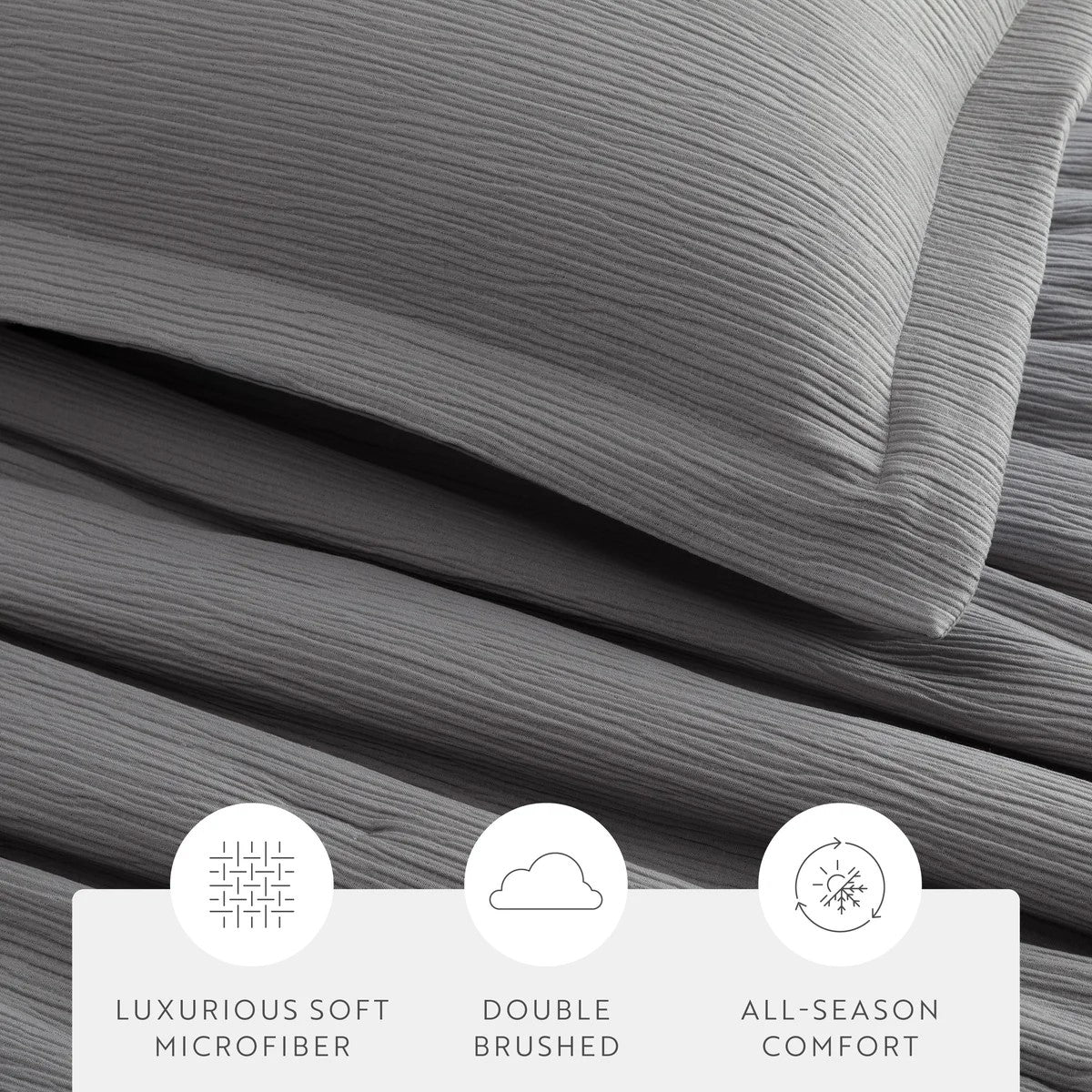 Cloud Weave Textured Down-Alternative Comforter Set