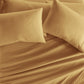 6-Piece Double Brushed Solid Sheet Set