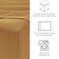 6-Piece Double Brushed Solid Sheet Set