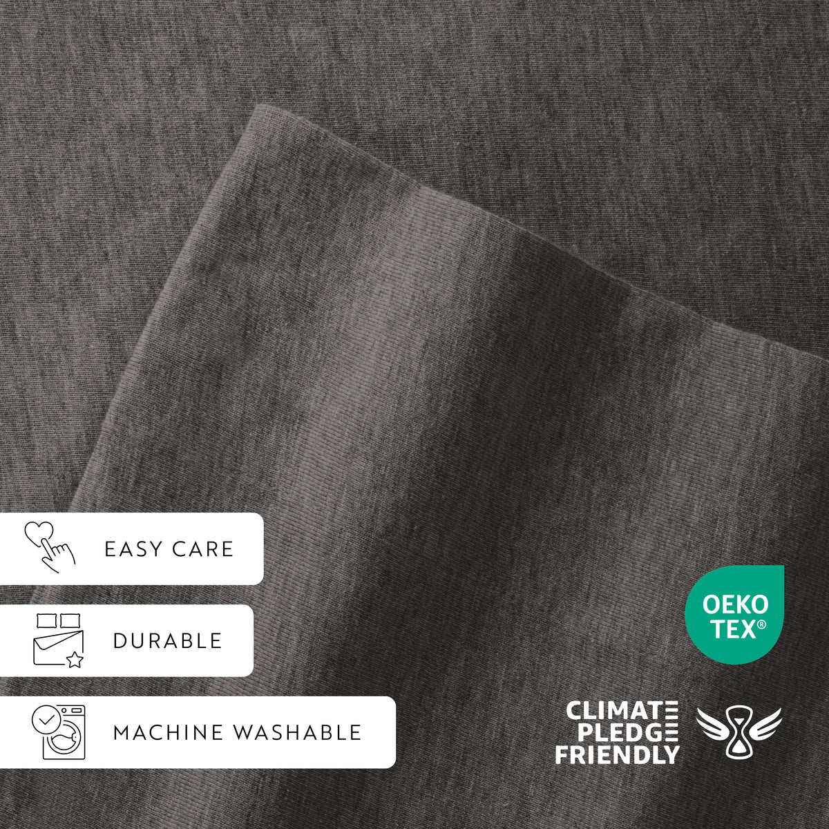4-Piece 100% Cotton Jersey Knit Sheet Set