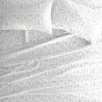 Burst of Vines 4-Piece Patterned Sheet Set