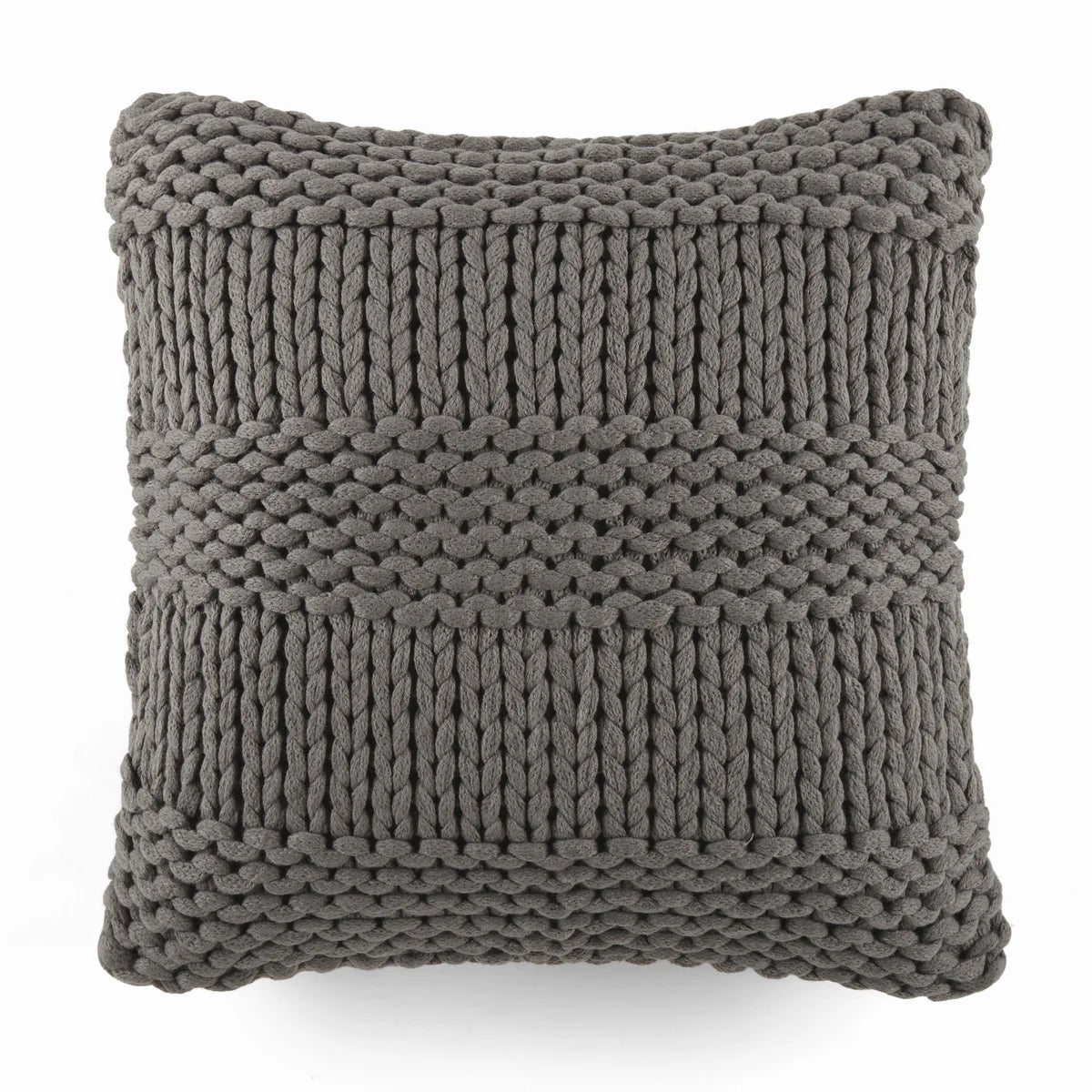Cozy Chunky Knit Acrylic Decor Throw Pillow Cover
