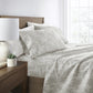 Distressed Willow 4-Piece Patterned Sheet Set