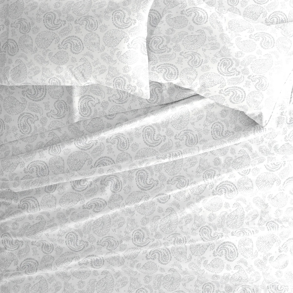 Coarse Paisley 4-Piece Patterned Sheet Set