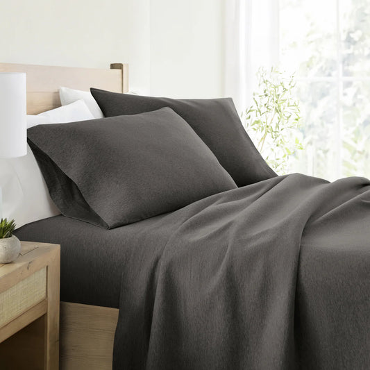 4-Piece 100% Cotton Jersey Knit Sheet Set