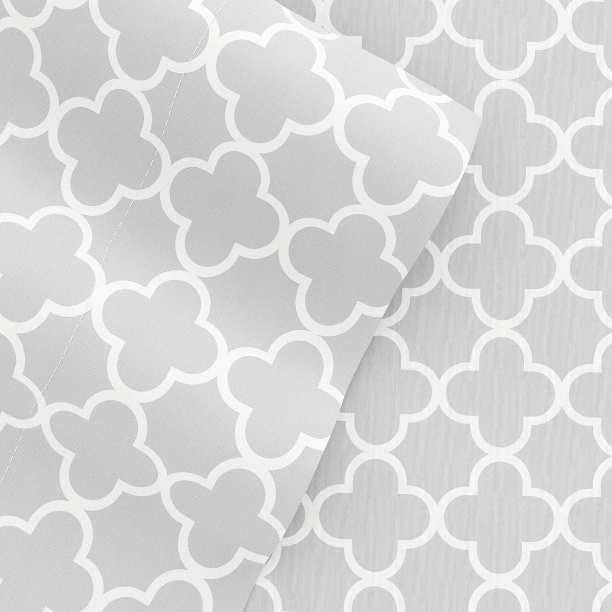 Quatrefoil 4-Piece Patterned Sheet Set