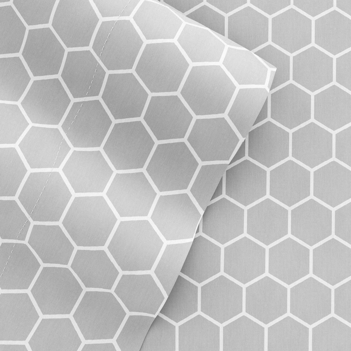 Honeycomb 4-Piece Patterned Sheet Set