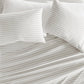 Distressed Awning Stripe 4-Piece Patterned Sheet Set