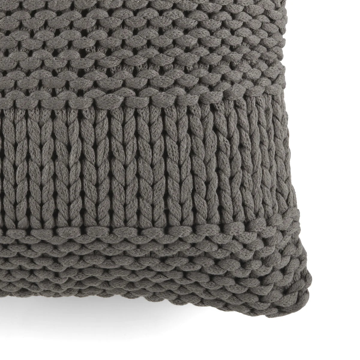 Cozy Chunky Knit Acrylic Decor Throw Pillow Cover