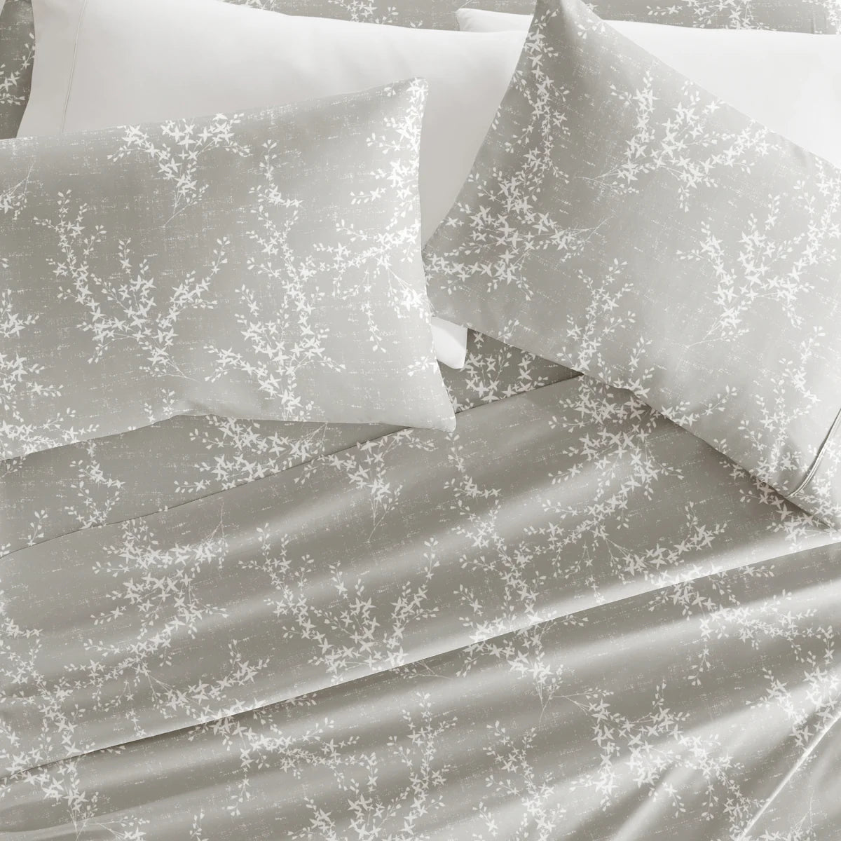 Distressed Willow 4-Piece Patterned Sheet Set
