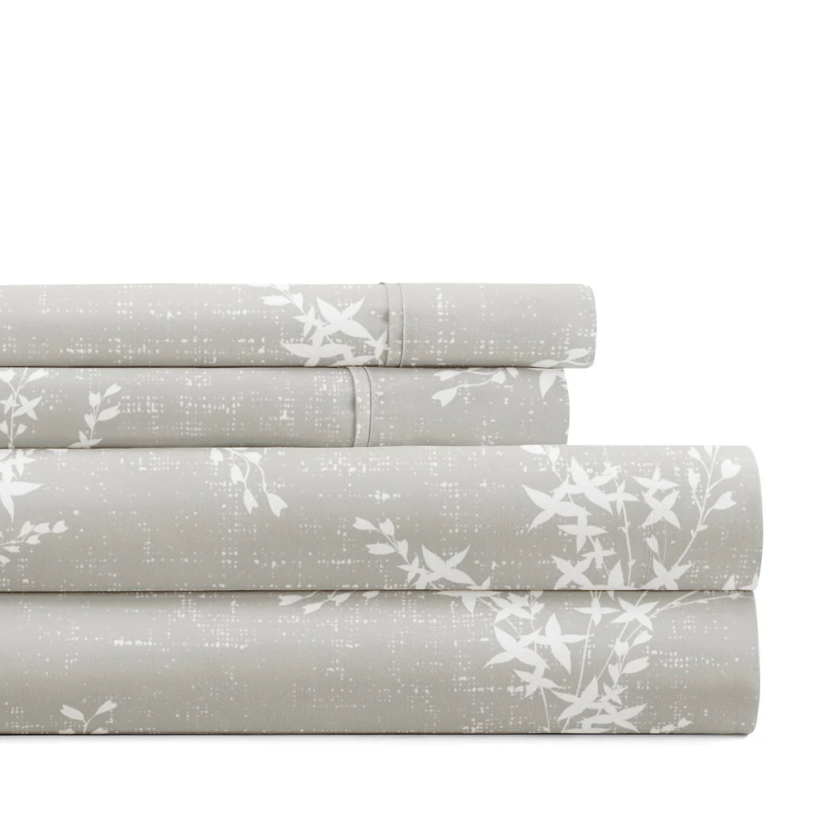 Distressed Willow 4-Piece Patterned Sheet Set