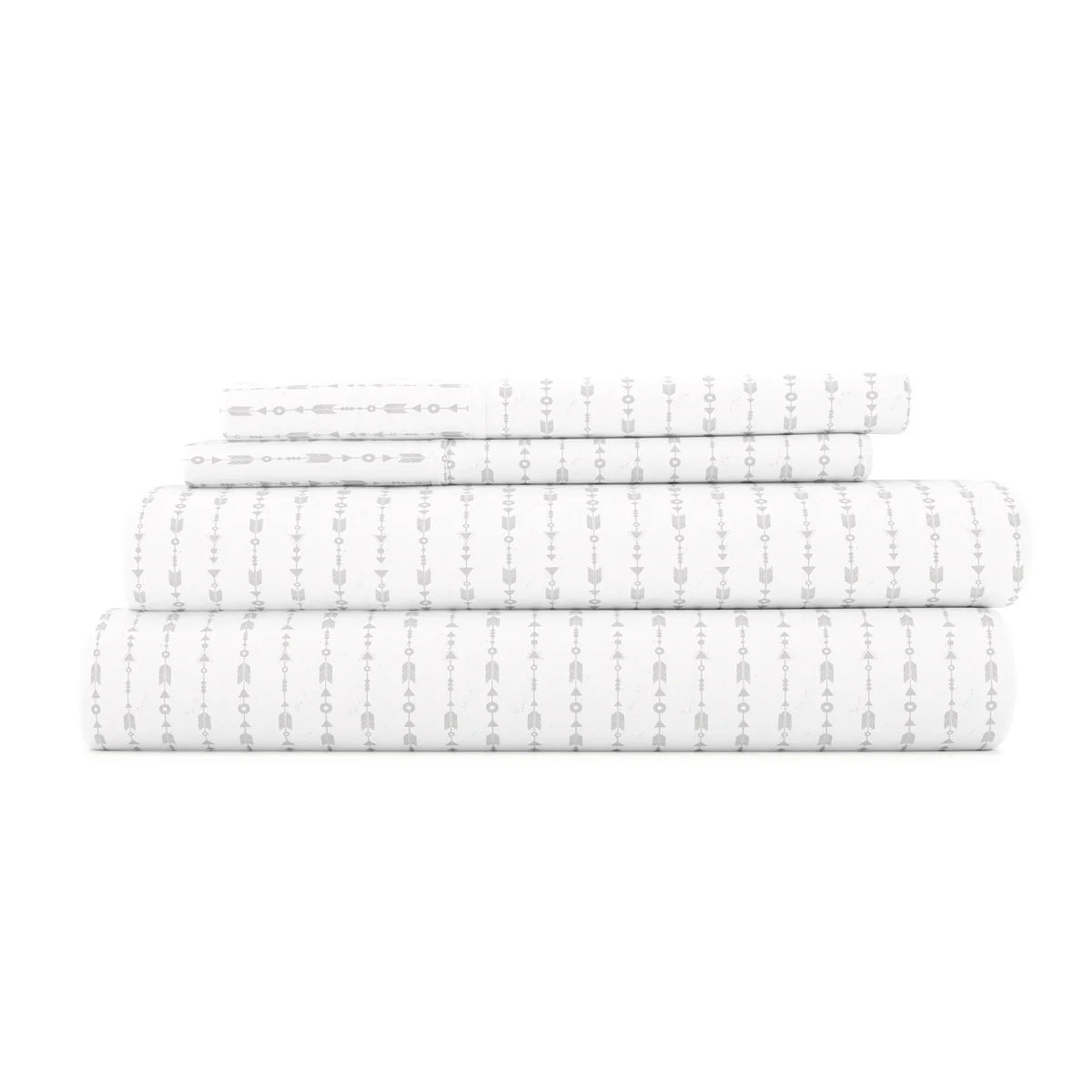 Beaded Arrows 4-Piece Patterned Sheet Set