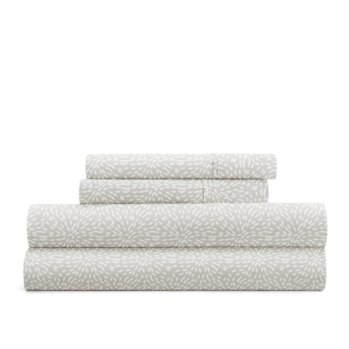Modern Circles 4-Piece Patterned Sheet Set