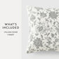 Jacobean Elegant Cotton Decor Throw Pillow Cover
