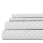 Scallops 4-Piece Patterned Sheet Set