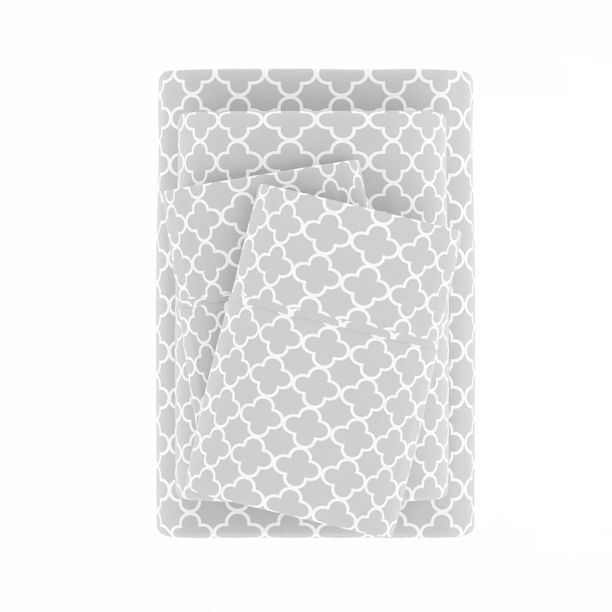 Quatrefoil 4-Piece Patterned Sheet Set