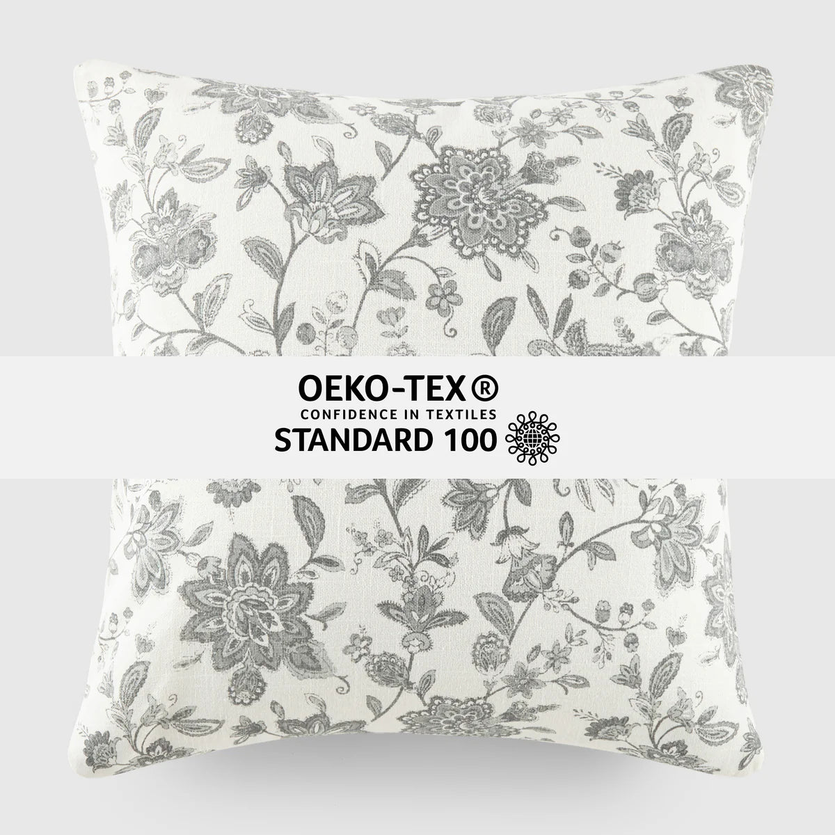 Jacobean Elegant Cotton Decor Throw Pillow Cover