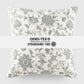 Jacobean Elegant Cotton Decor Throw Pillow Cover