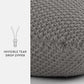 Seed Stitch Knit Acrylic Decor Throw Pillow Cover