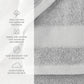 6-Piece Hotel-Quality 100% Cotton Bath Towel Set