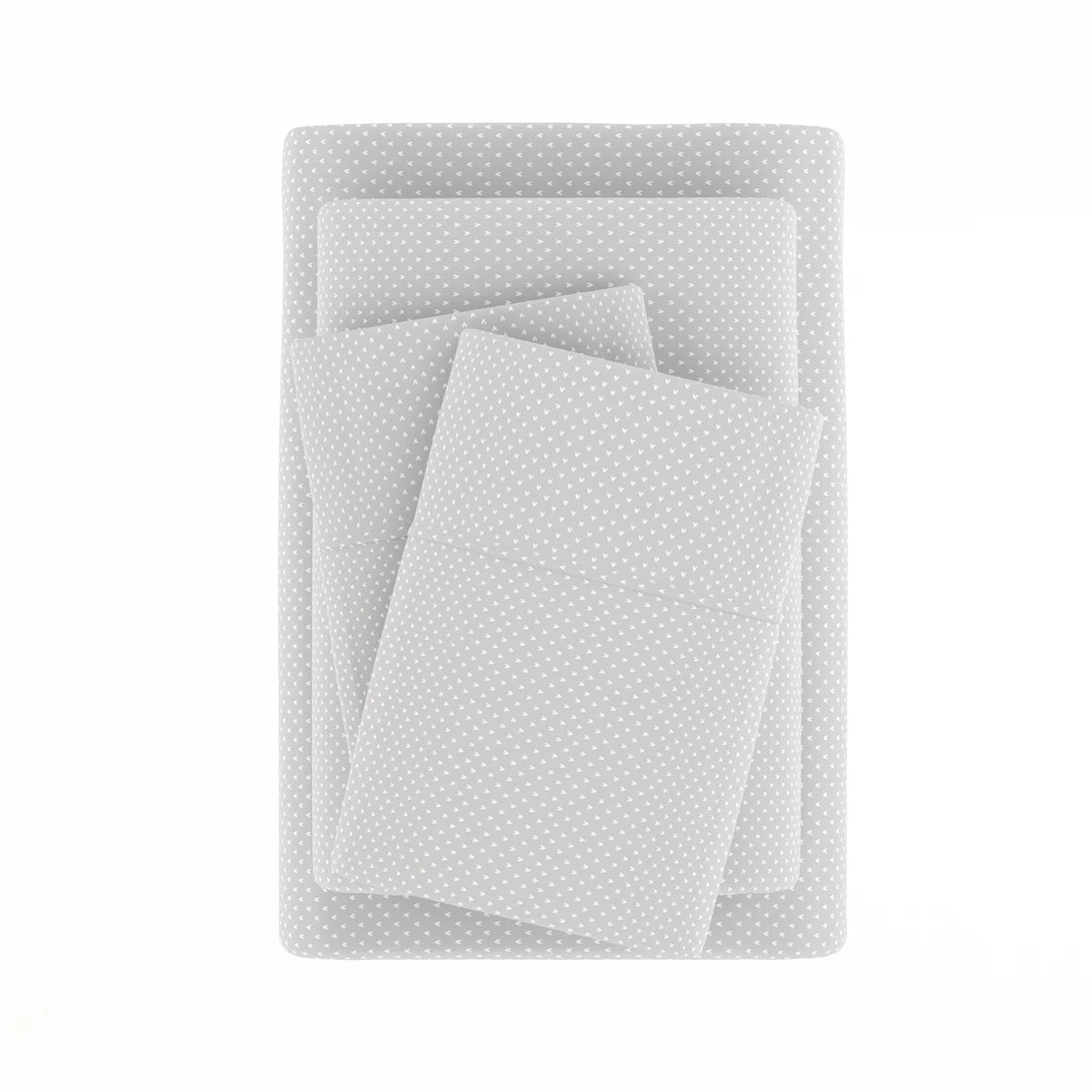 My Heart 4-Piece Patterned Sheet Set