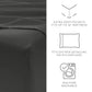 6-Piece Double Brushed Solid Sheet Set