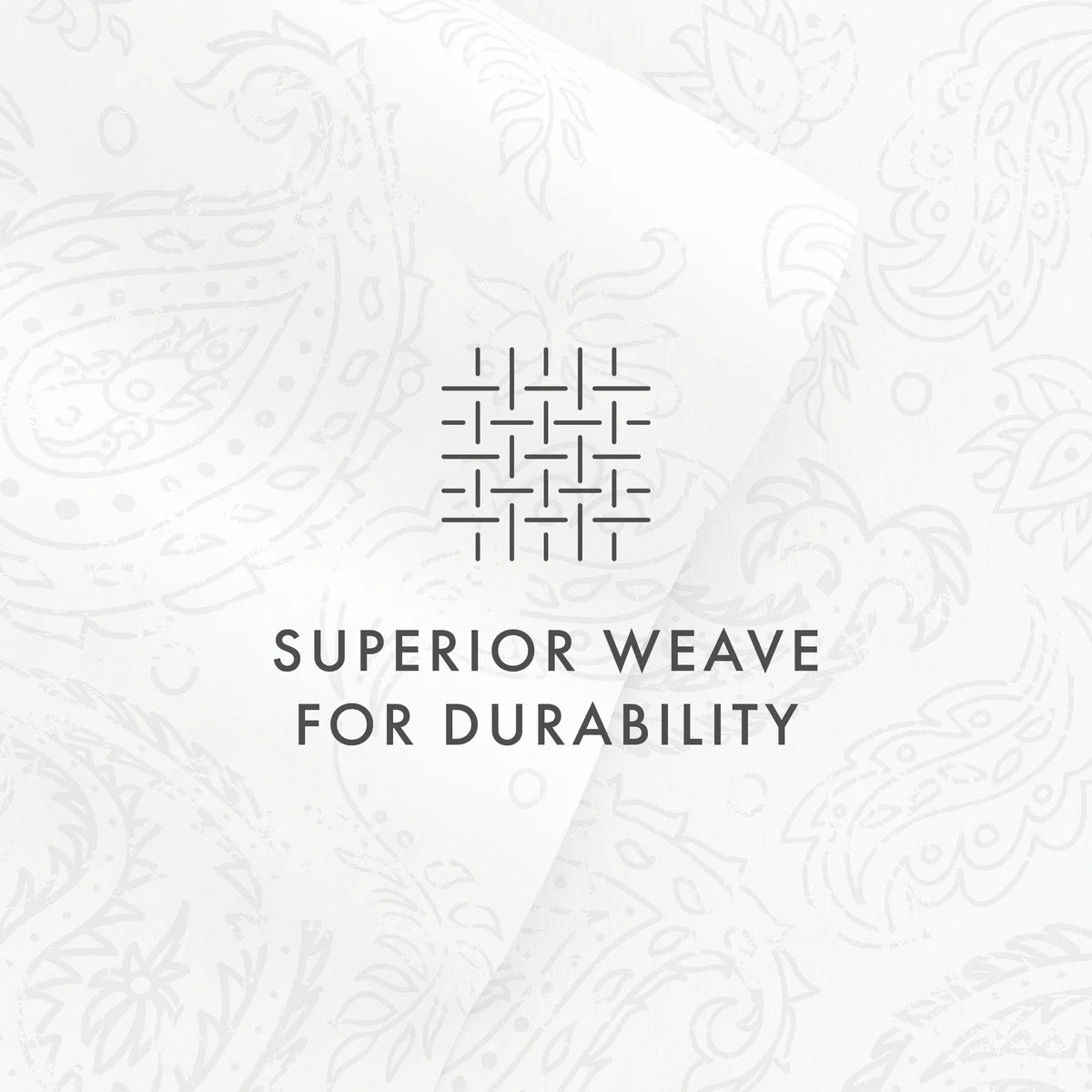 Coarse Paisley 4-Piece Patterned Sheet Set