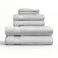 6-Piece Hotel-Quality 100% Cotton Bath Towel Set