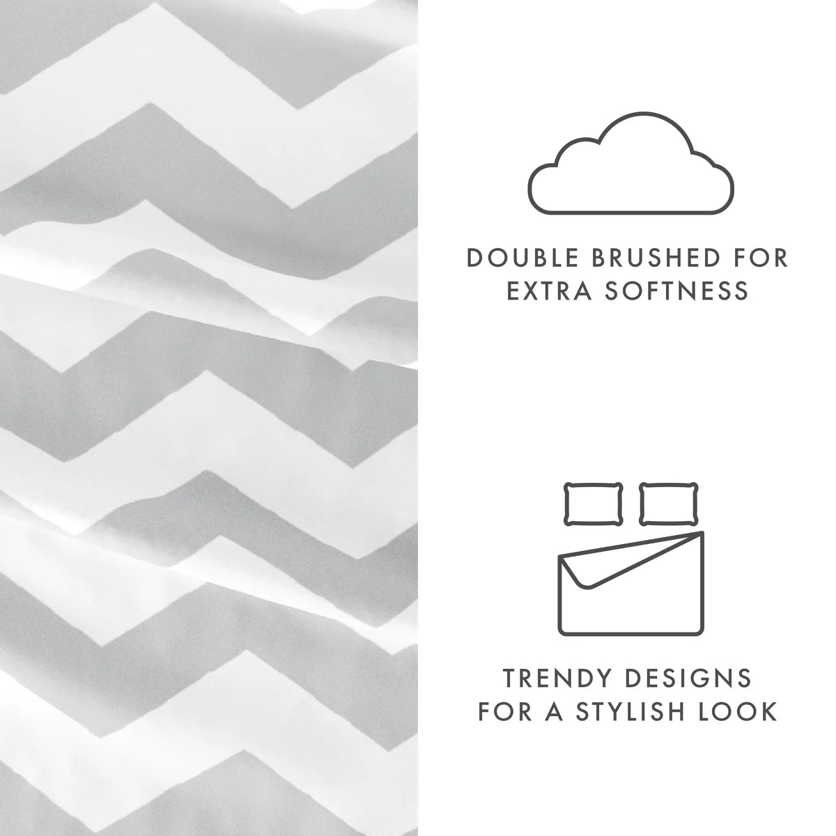 Arrow 4-Piece Patterned Sheet Set