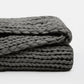 Chunky Hand-Knit Oversized Throw Blanket