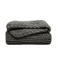 Chunky Hand-Knit Oversized Throw Blanket