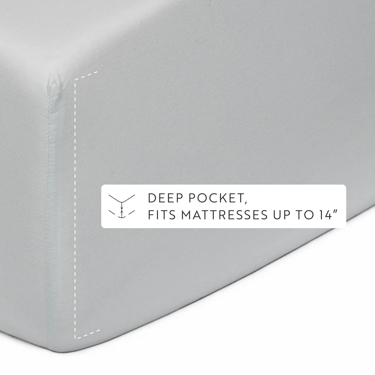 4-Piece 100% Cotton Percale Sheet Set