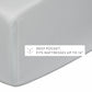 4-Piece 100% Cotton Percale Sheet Set
