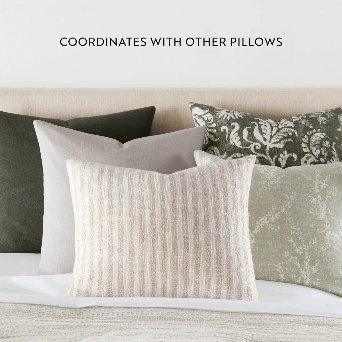 Willow Elegant Cotton Decor Throw Pillow Cover