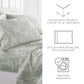 Distressed Willow 4-Piece Patterned Sheet Set